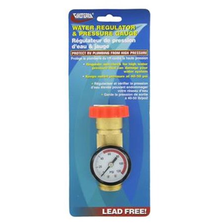 VALTERRA PRODUCTS VALTERRA LLC A011124VP Fresh Water Pressure Regulator, Brass VA320745